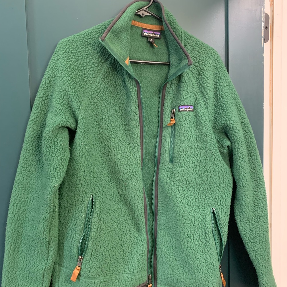 Patagonia Forest Green Fleece Jacket